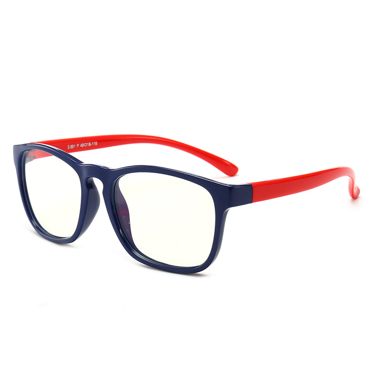 GEORGE CHILDREN'S ANTI-BLUE LIGHT BLOCKING RECTANGULAR FRAME GLASSES