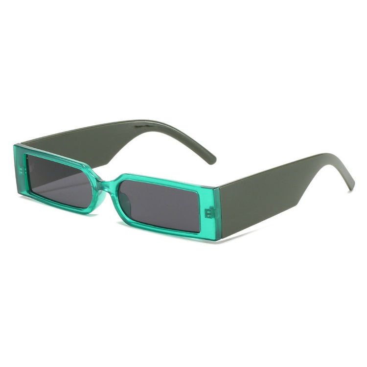 MIA SMALL UNISEX UV400 VINTAGE RECTANGLE SUNGLASSES