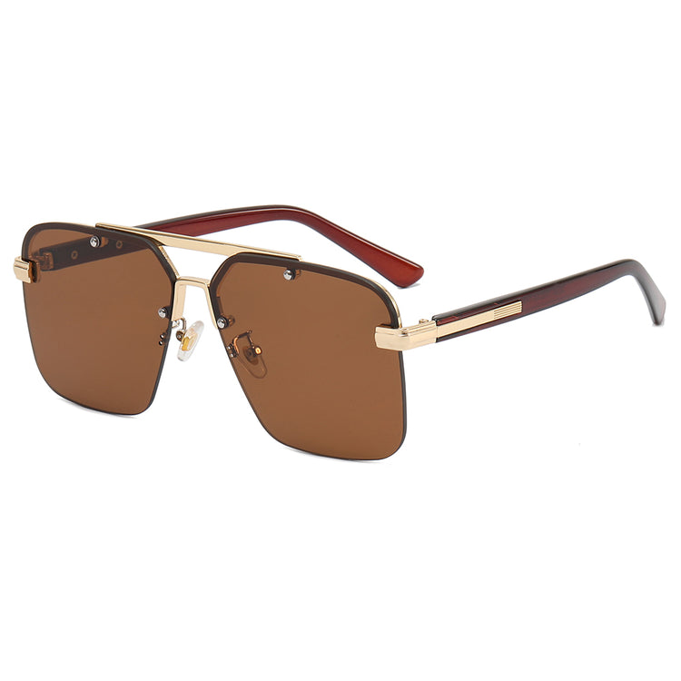 JORDYN METAL AVIATOR FRAME UV400 GRADIENT MEN'S SUNGLASSES