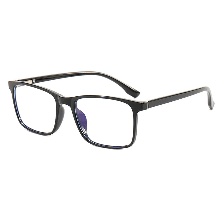 James Unisex TR90 Rectangle Frame Blue Light Blocking Computer Glasses