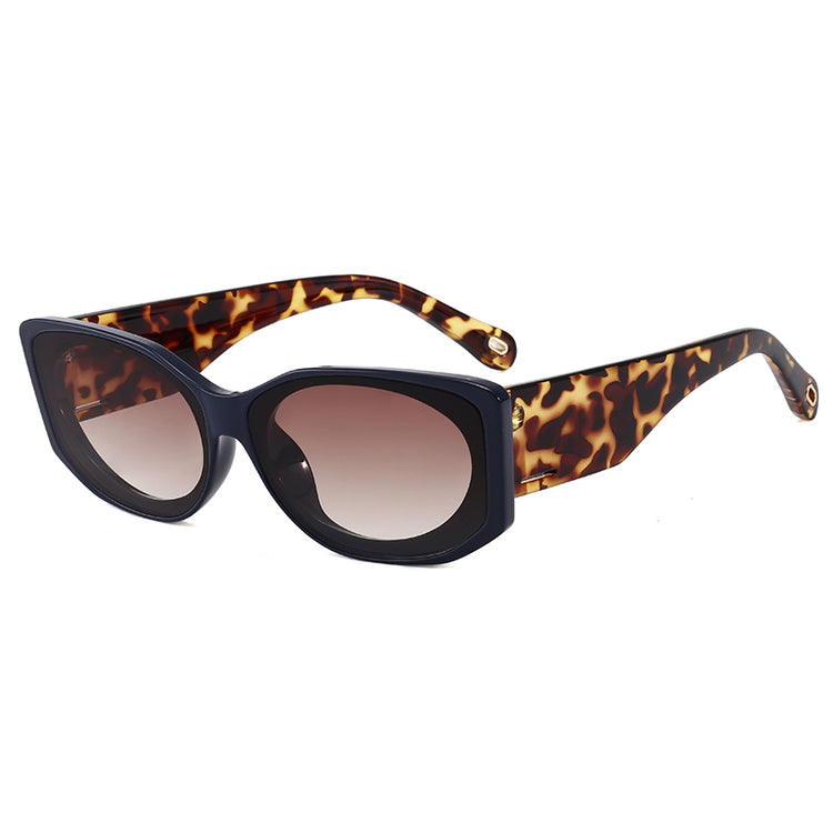 CHARLIE Unisex UV400 Retro Bold Oval Frame Shades