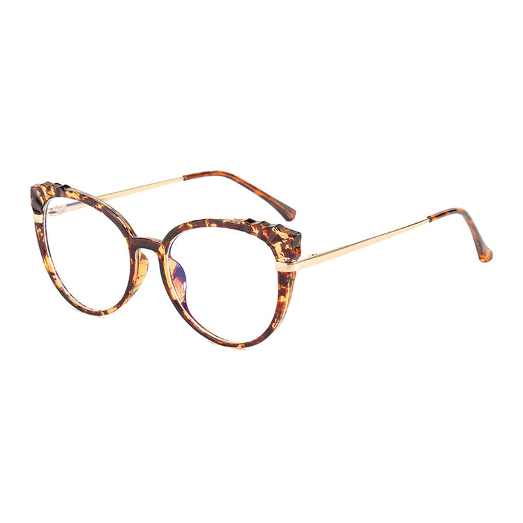 AMY WOMENS TRANSPARENT CAT EYE ANTI BLUE LIGHT BLOCKING GLASSES