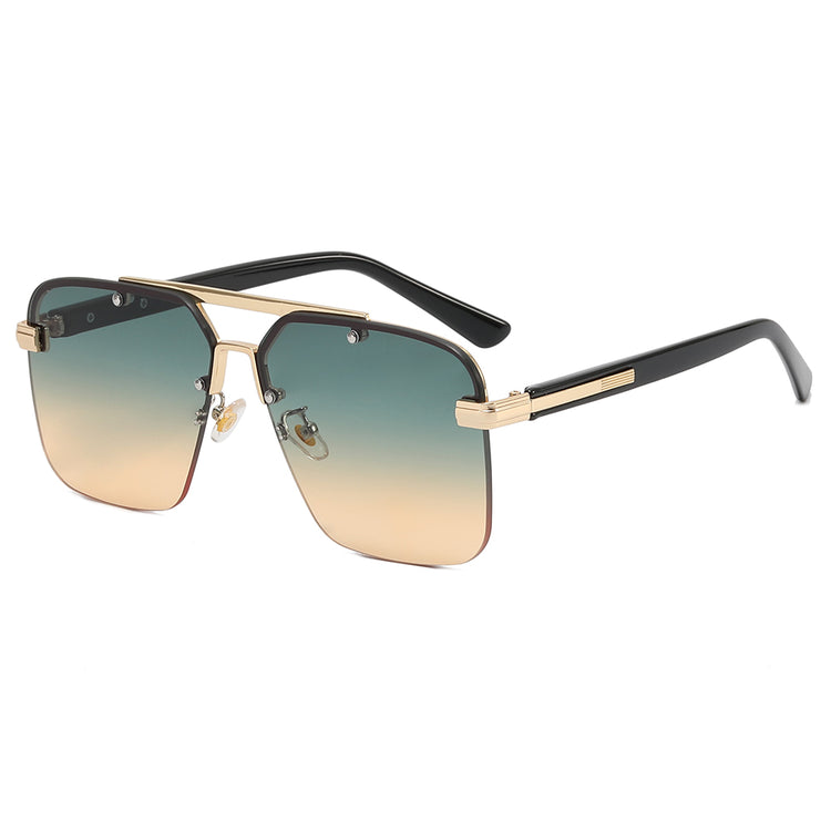 JORDYN METAL AVIATOR FRAME UV400 GRADIENT MEN'S SUNGLASSES