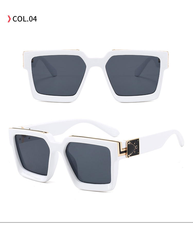 BAILEY UNISEX GRADIENT LENS BLOCK FRAME SUNGLASSES
