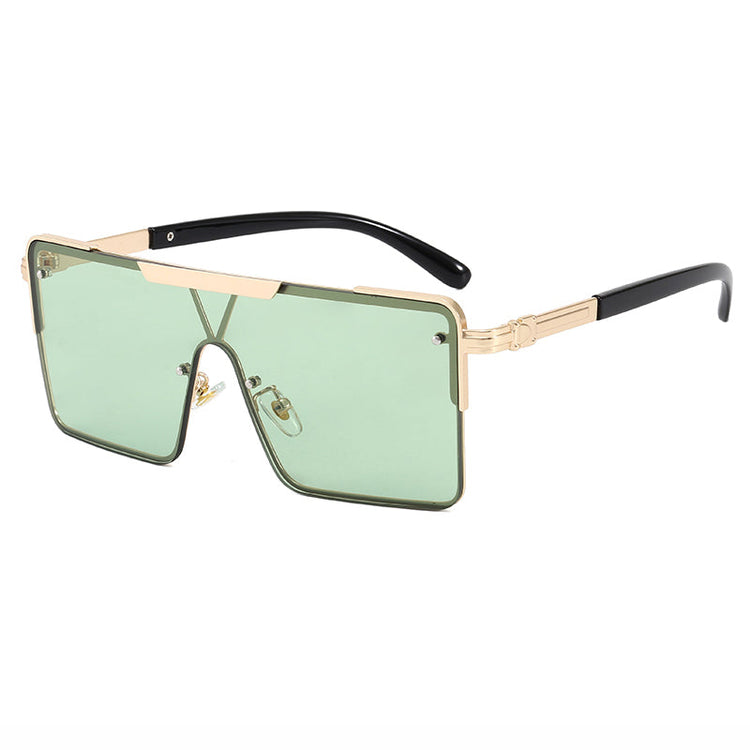 AIDEN UNISEX UV 400 RECTANGLE FRAMELESS FLAT-TOP SHADES