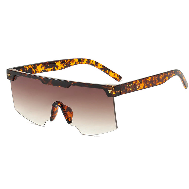 PHOENIX UNISEX UV400 FLAT TOP SHIELD FRAME SUNGLASSES