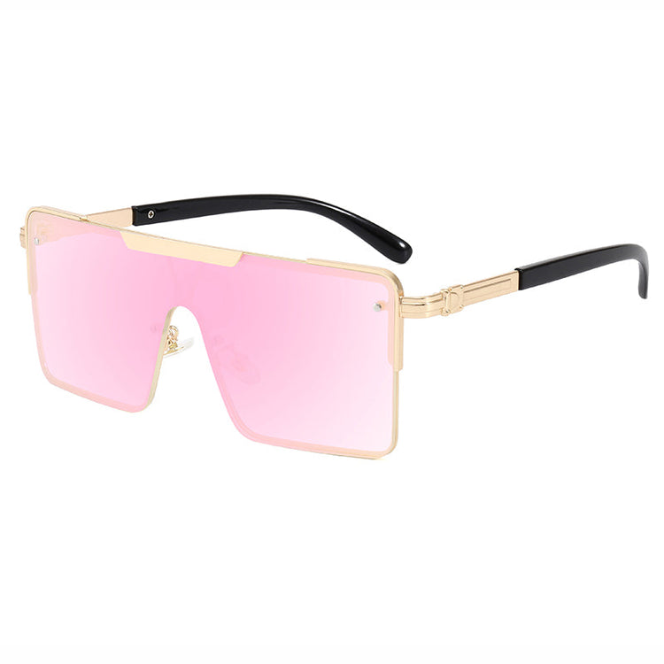 AIDEN UNISEX UV 400 RECTANGLE FRAMELESS FLAT-TOP SHADES