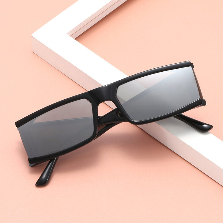 FRANKIE UNISEX UV 400 RECTANGLE FRAME SUNGLASSES