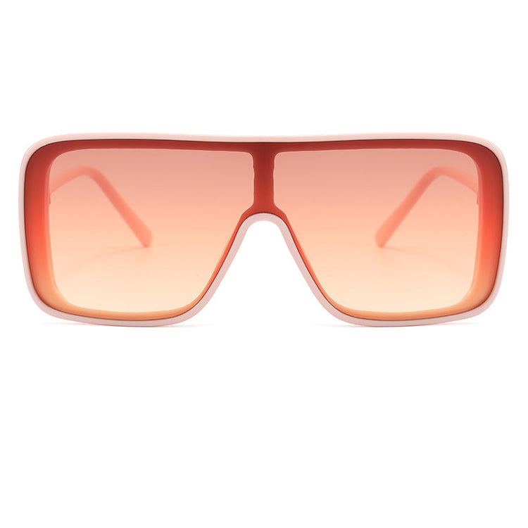 ALI UNISEX UV400 BIG RECTANGLE FRAME SUNGLASSES