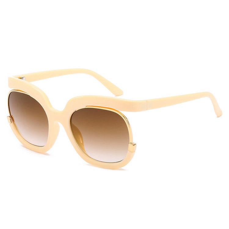 ERYKAH WOMEN'S UV400 OVERSIZED SQUARE FRAME SUNGLASSES