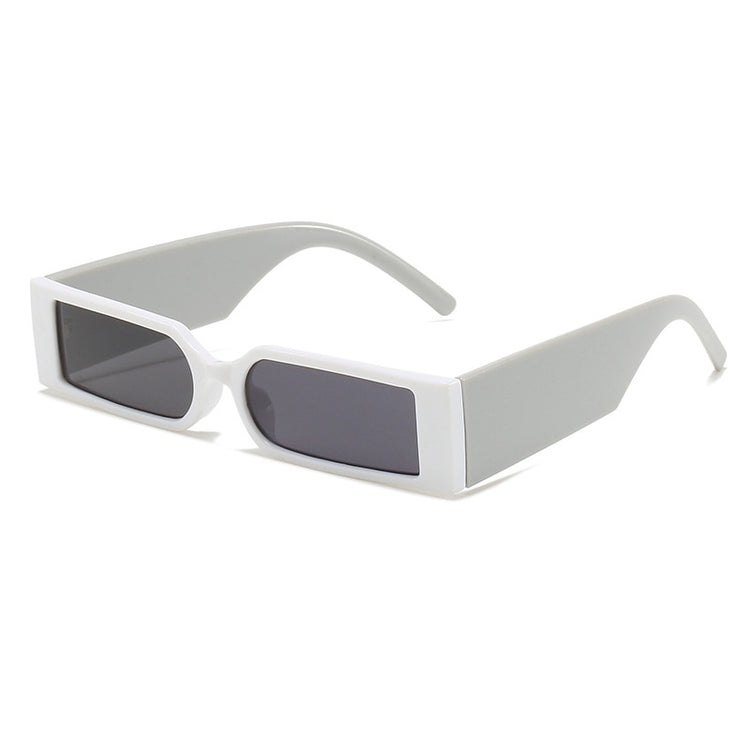 MIA SMALL UNISEX UV400 VINTAGE RECTANGLE SUNGLASSES