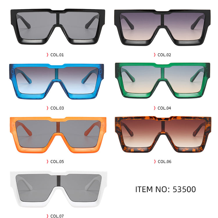 SKYLAR Unisex Oversized Square Frame UV400 Sunglasses