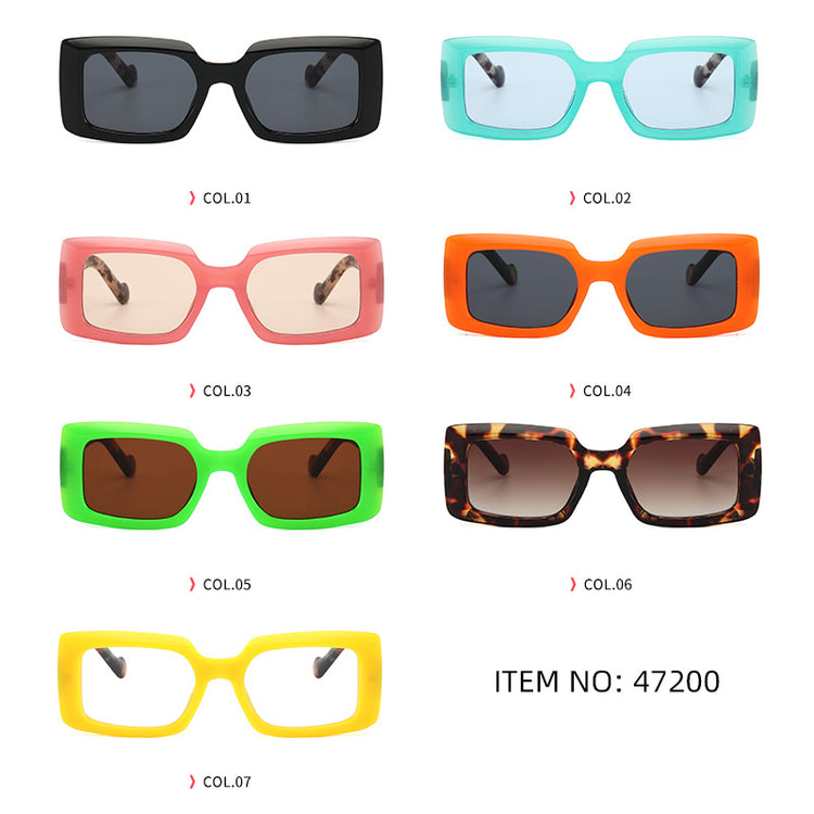 RILEY RETRO SQUARE FRAME - BLACK