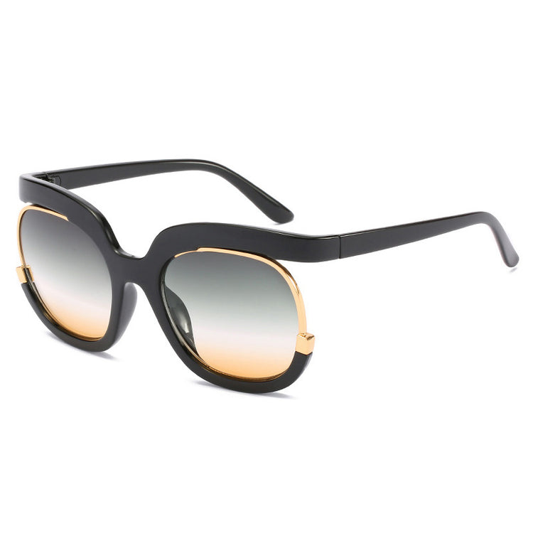 ERYKAH WOMEN'S UV400 OVERSIZED SQUARE FRAME SUNGLASSES