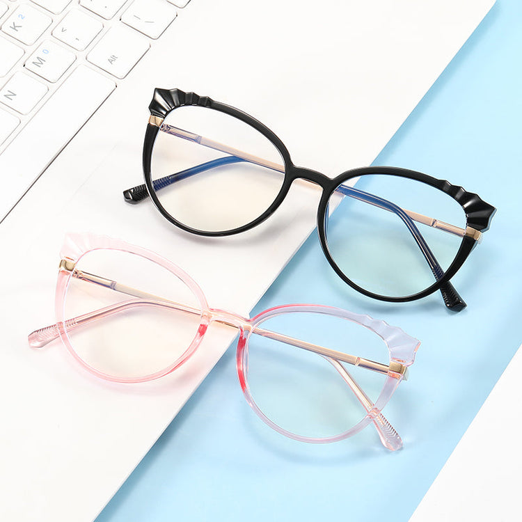 AMY WOMENS TRANSPARENT CAT EYE ANTI BLUE LIGHT BLOCKING GLASSES