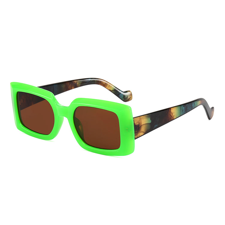 RILEY RETRO SQUARE FRAME - BLACK