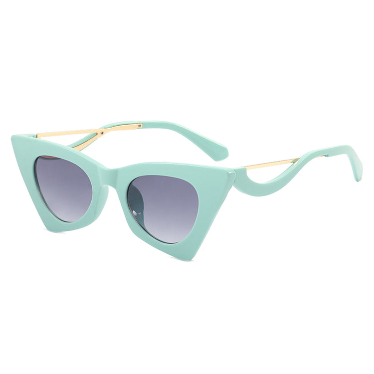 Victoria Womne's Vintage Square Cat Eye UV400 Sunglasses