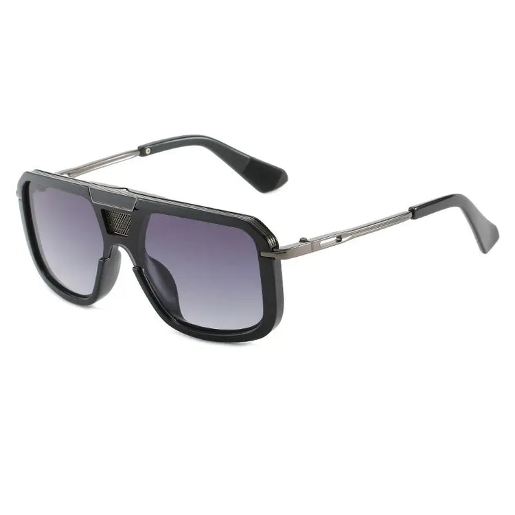 JAY MEN'S OVERSIZED UV 400 AVIATOR FRAME SUNGLASSES