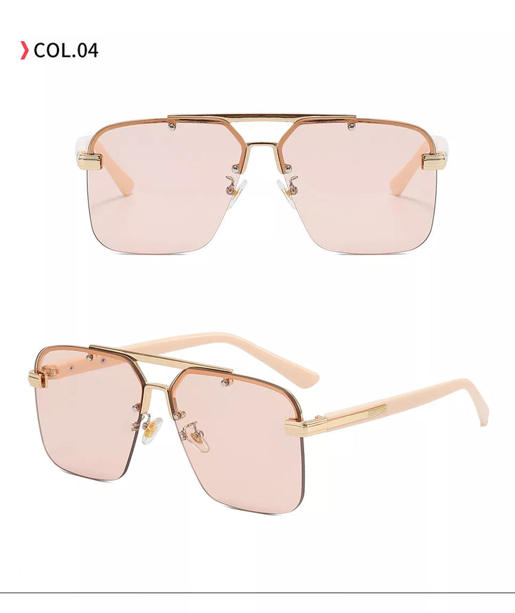 JORDYN METAL AVIATOR FRAME UV400 GRADIENT MEN'S SUNGLASSES