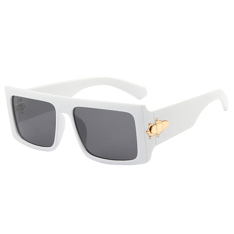 MARLO RETRO FLAT TOP RECTANGLE FRAME- TORTOISE