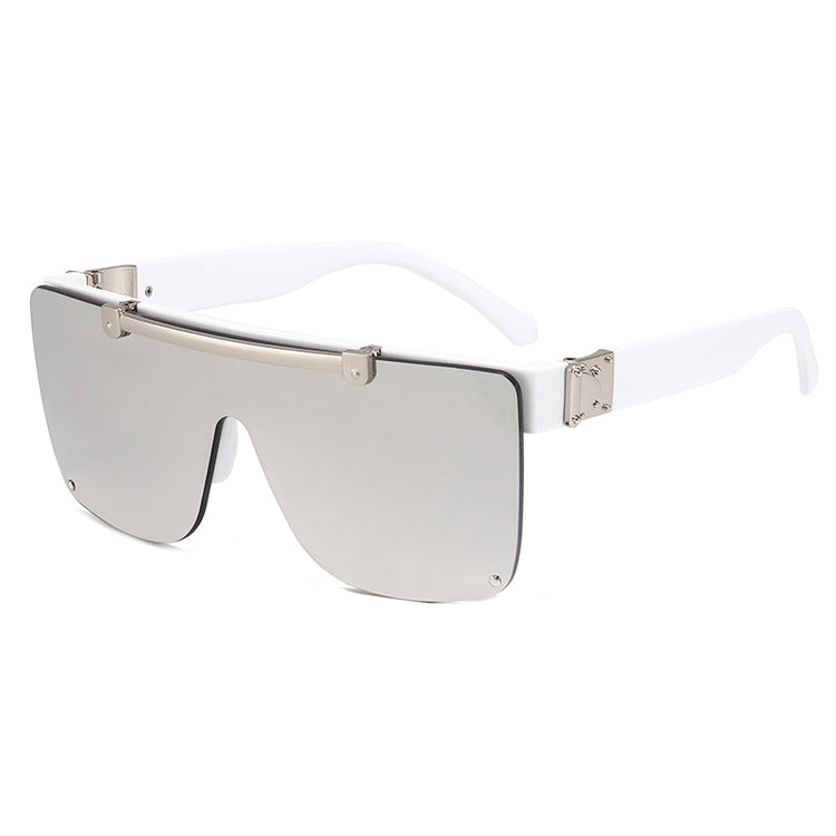 ELI UV400 Unisex Lux Flip-Up Shield Frame Sunglasses