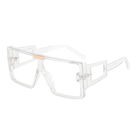 ORLANDO Unisex Oversized UV400 Flat Top Frame Sunglasses