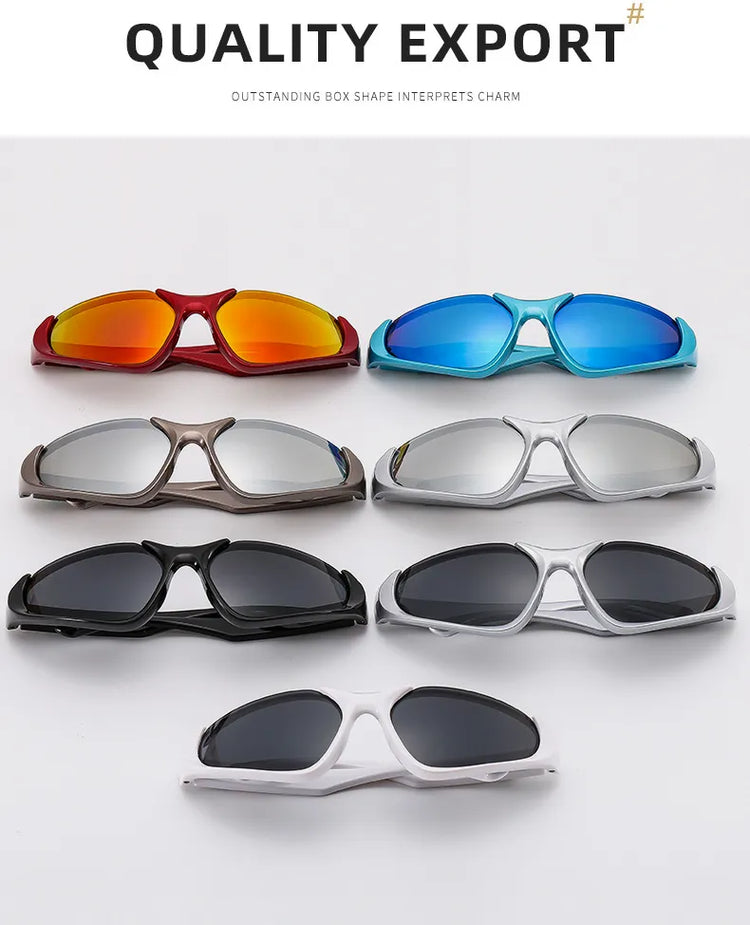 COREY UNISEX UV400 FUTURISTIC CAT EYE VINTAGE CAT EYE SUNGLASSES