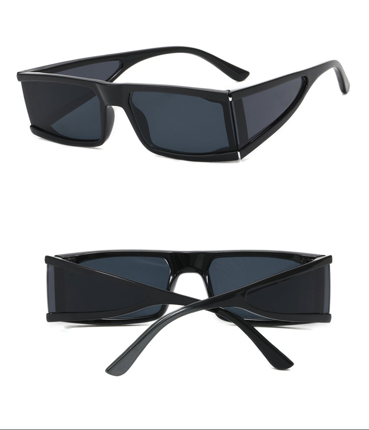 FRANKIE UNISEX UV 400 RECTANGLE FRAME SUNGLASSES