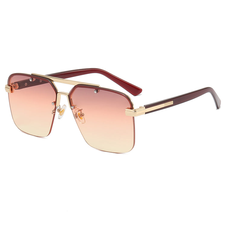 JORDYN METAL AVIATOR FRAME UV400 GRADIENT MEN'S SUNGLASSES