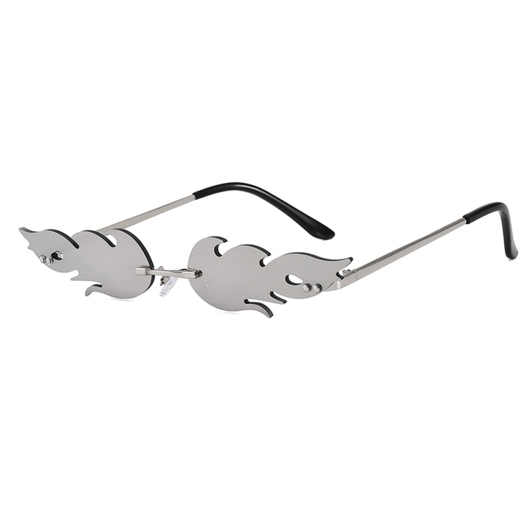 CYRUS UNISEX UV400 GRADIENT FIRE FRAME SUNGLASSES