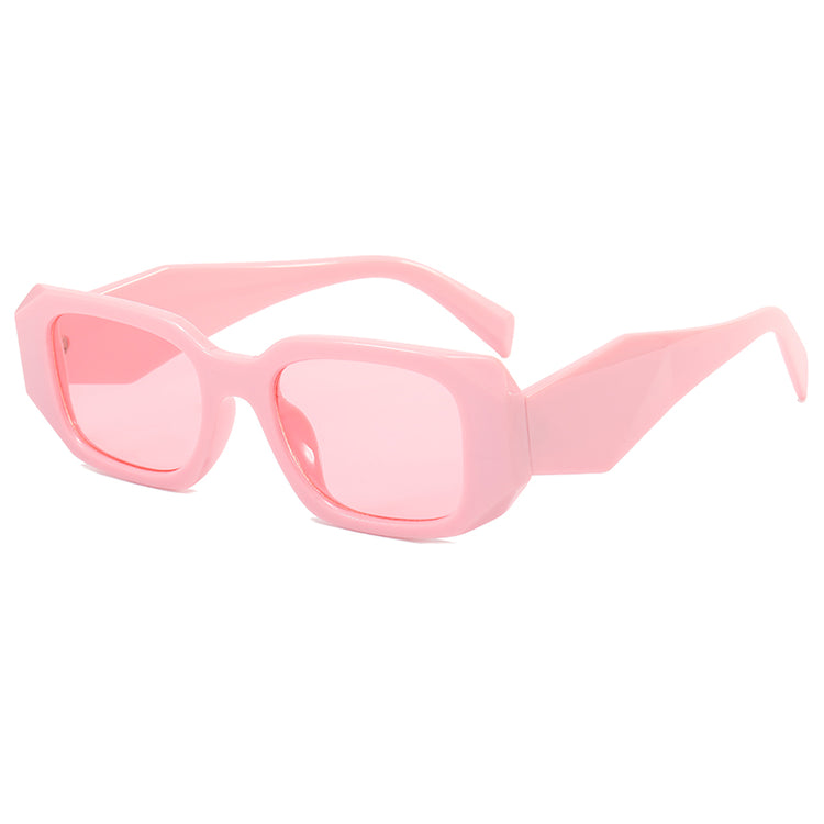 NIC RETRO THICK RECTANGLE FRAME- BLUE