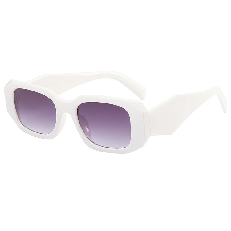 NIC RETRO THICK RECTANGLE FRAME- BLUE