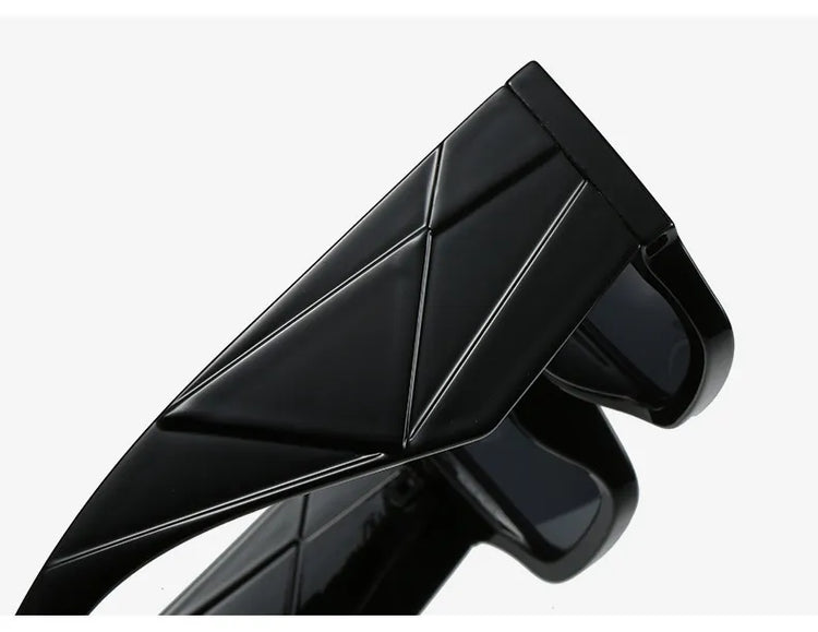 LEITH UNISEX OVERSIZED CHUNKY SQUARE FRAME UV 400 SUNGLASSES