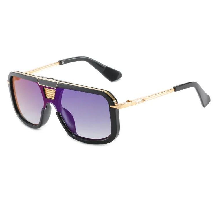 JAY MEN'S OVERSIZED UV 400 AVIATOR FRAME SUNGLASSES