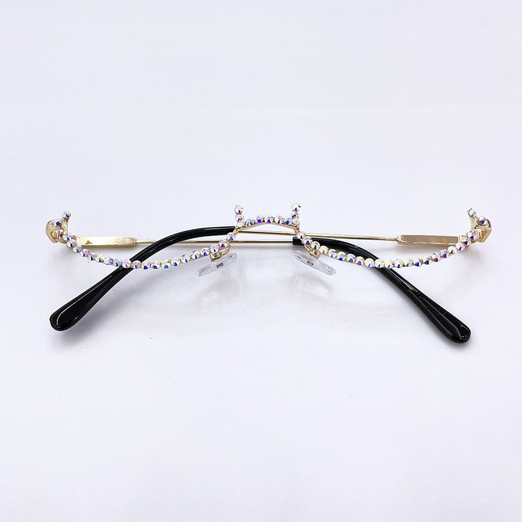 MISSY HALF RHINESTONE FRAME