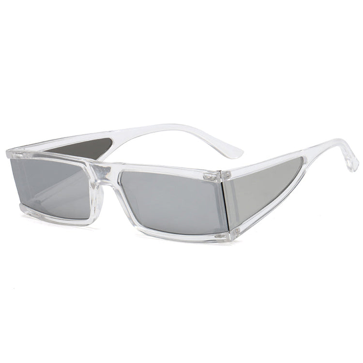 FRANKIE UNISEX UV 400 RECTANGLE FRAME SUNGLASSES