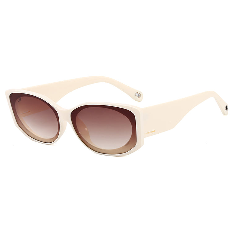 CHARLIE Unisex UV400 Retro Bold Oval Frame Shades