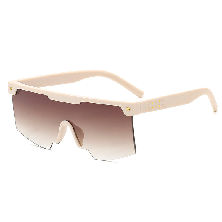 PHOENIX UNISEX UV400 FLAT TOP SHIELD FRAME SUNGLASSES