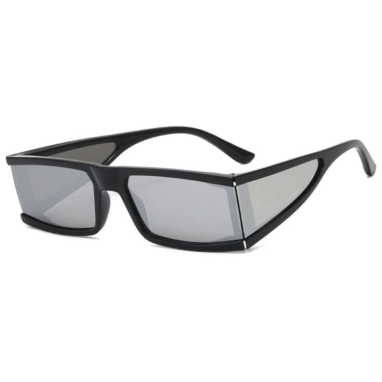 FRANKIE UNISEX UV 400 RECTANGLE FRAME SUNGLASSES
