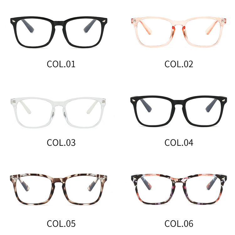 KRIS VINTAGE SQUARE BLUE LIGHT FRAME