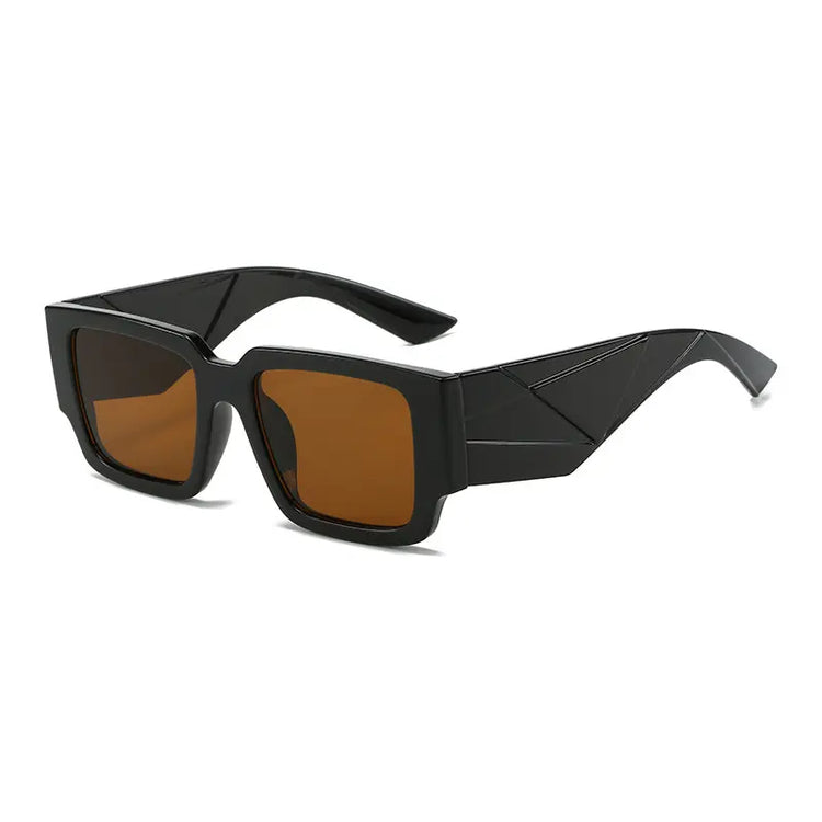 LEITH UNISEX OVERSIZED CHUNKY SQUARE FRAME UV 400 SUNGLASSES