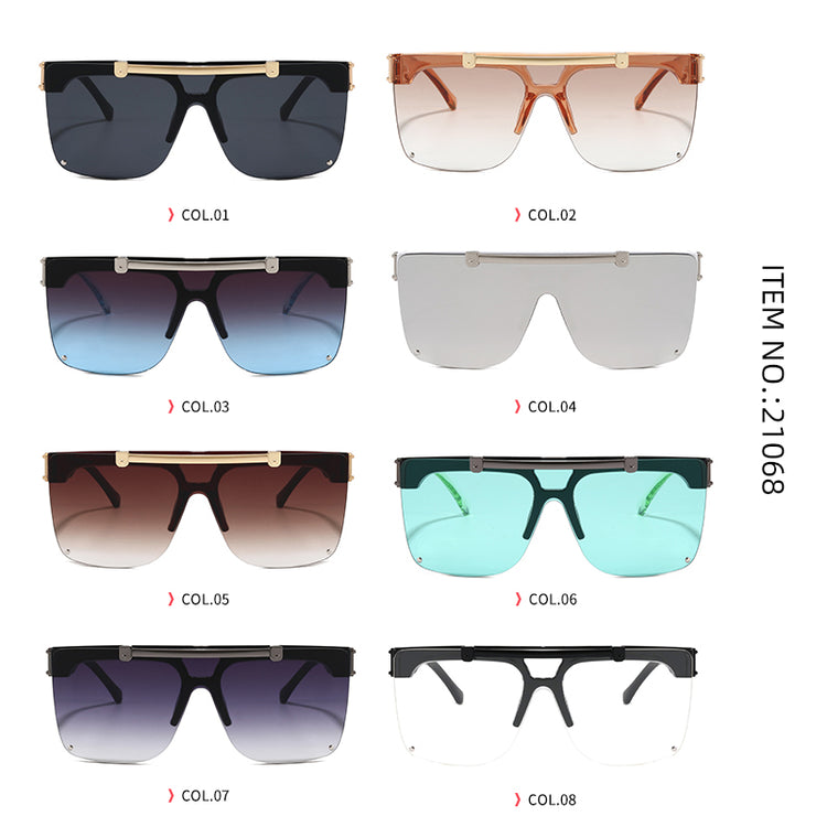ELI UV400 Unisex Lux Flip-Up Shield Frame Sunglasses