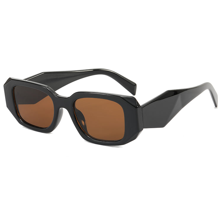 NIC RETRO THICK RECTANGLE FRAME- BLUE
