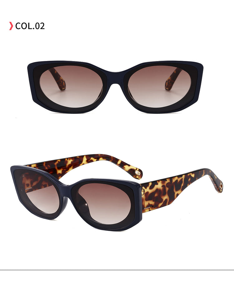 CHARLIE UNISEX UV 4000 RETRO BOLD OVAL FRAME SHADES