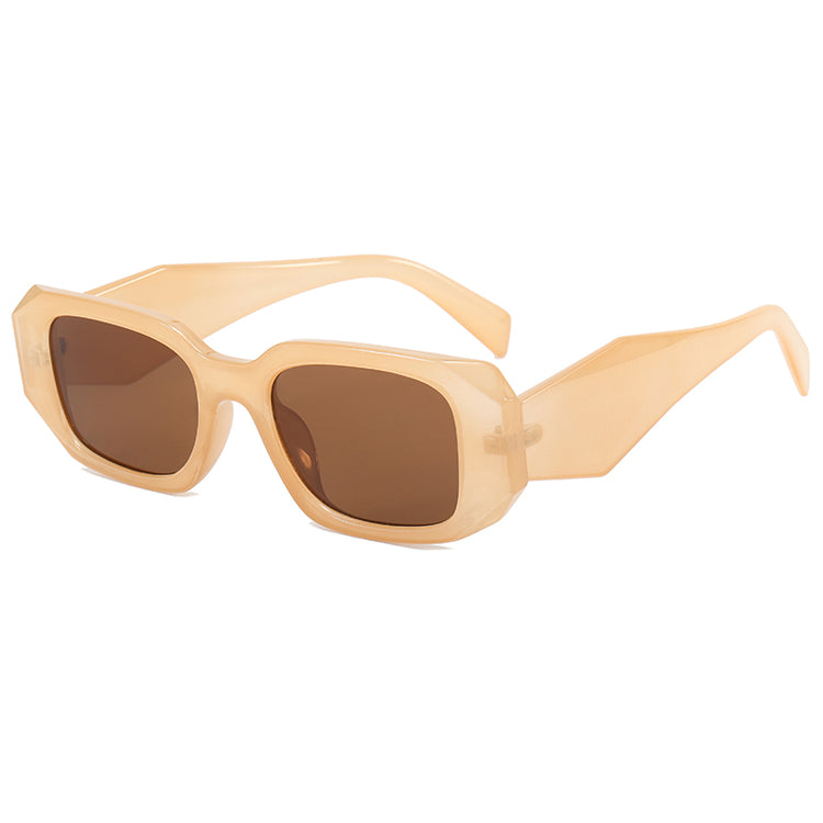 NIC RETRO THICK RECTANGLE FRAME- BLUE