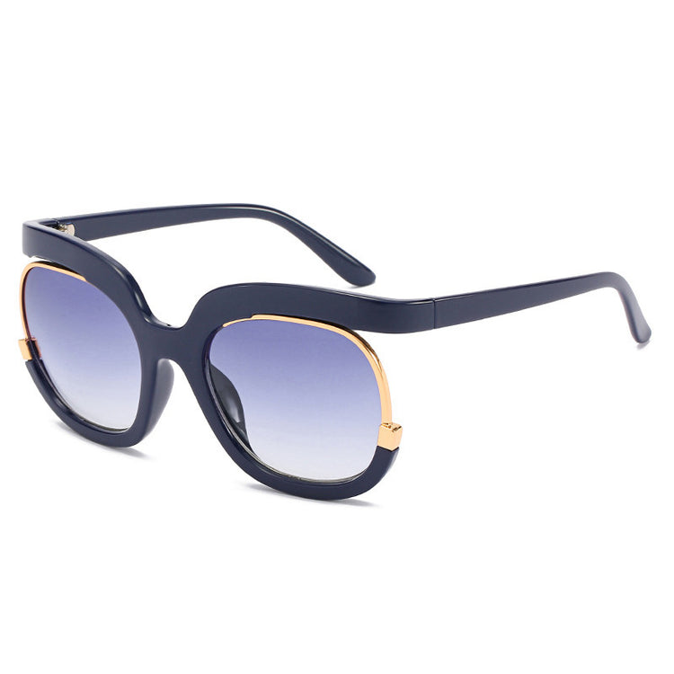 ERYKAH WOMEN'S UV400 OVERSIZED SQUARE FRAME SUNGLASSES