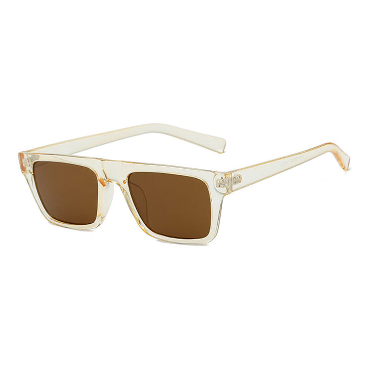 ALEXANDRE Unisex Small Gradient Retro Rectangular Frame Sunglasses