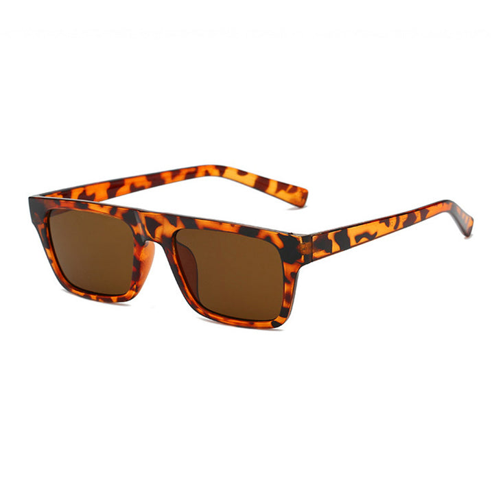 ALEXANDRE UNISEX SMALL GRADIENT RETRO RECTANGULAR FRAME SUNGLASSES