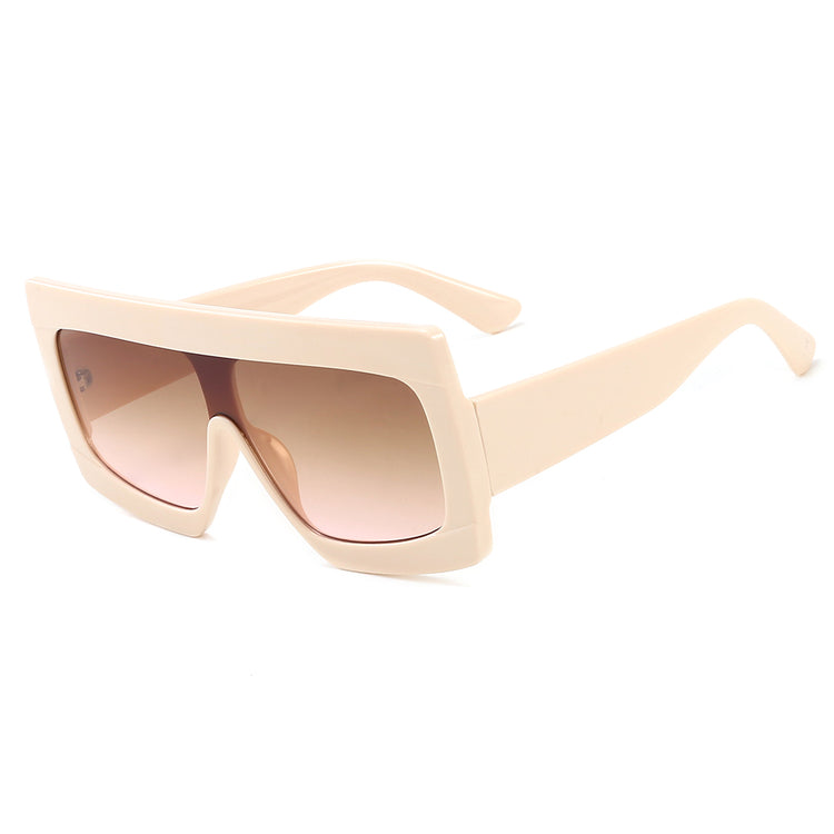 TERRY Unisex Oversized Thick Frame UV400 Sunglasses