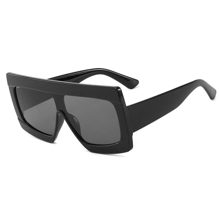 TERRY Unisex Oversized Thick Frame UV400 Sunglasses